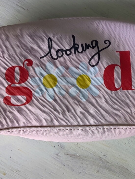 French Bull Handbags - French Bull Pink 'Looking Good' Daisy Cosmetic Pouch